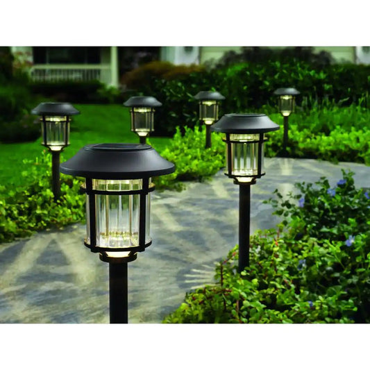 SmartYard High End Solar Bronze LED Path Light 10 Lumens (6-Pack) - Outdoor Solar Outlet