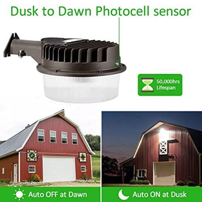 SmartYard LED Barn Light , 5000K Daylight 2000LM Dusk to Dawn LED Outdoor Yard Light with Photocell - Outdoor Solar Outlet