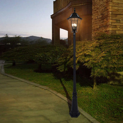 SmartYard Outdoor Solar LED Lamp Post 300 Lumen 90 Inch Tall - Outdoor Solar Outlet