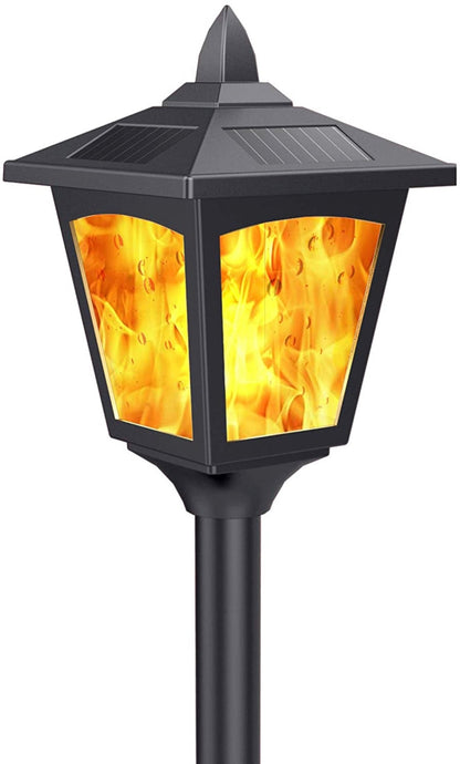 SmartYard Solar Garden Lights - Torches Outdoor Patio Decor Lighting 43" Flames Post Fence Lamps - 2 Pack - Outdoor Solar Outlet