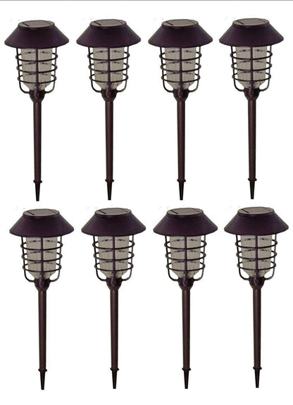 Smartyard Solar LED Large Pathway Lights Oil Rubbed Bronze 8-Pk - Outdoor Solar Outlet