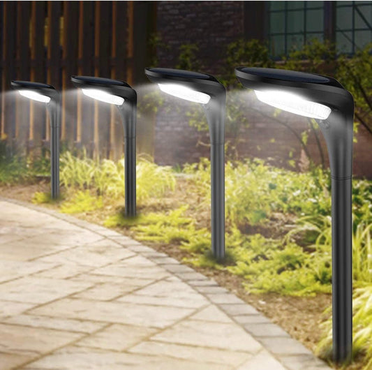 SmartYard Solar Pathway Lights, 4-Pack Color Glow LED Landscape Lighting-20 Lumen - Outdoor Solar Outlet