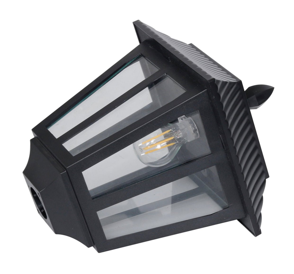 SmartYard Solar Post Lamp Set, Warm White Vintage Light (2-Pack) - Outdoor Solar Outlet