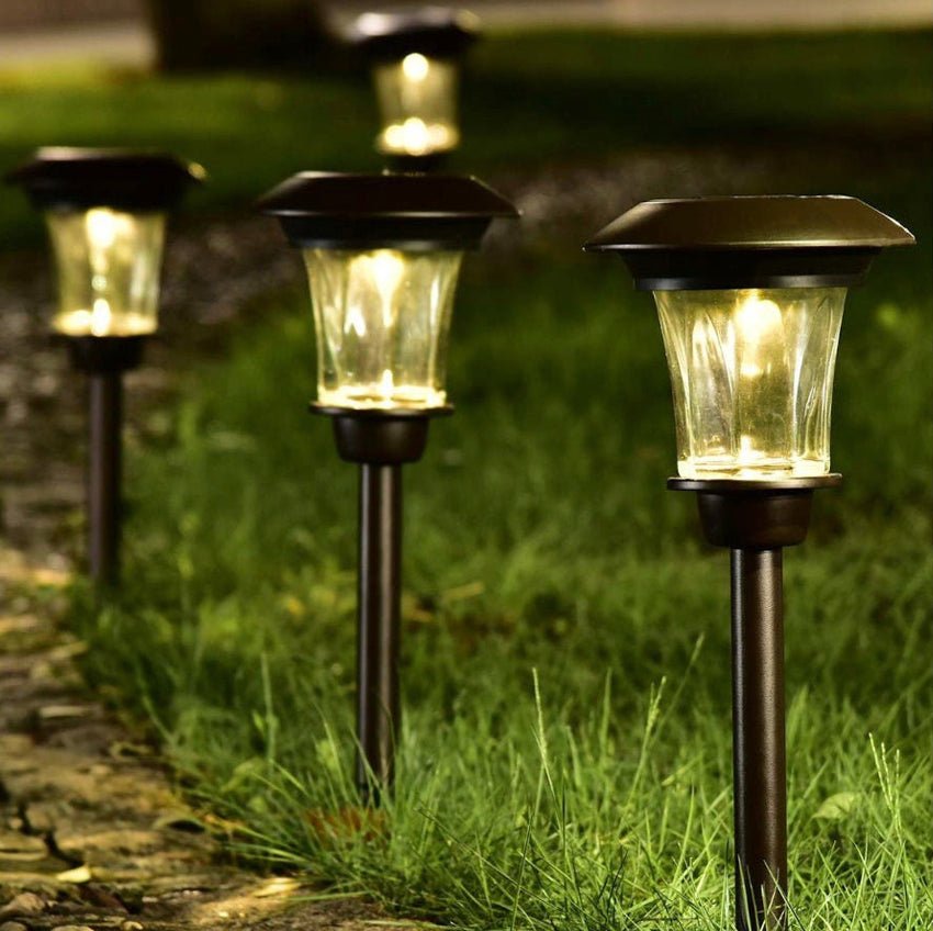 SmartYard Up To 10-Lumen Solar Pathway Lights,8 Pack - Outdoor Solar Outlet