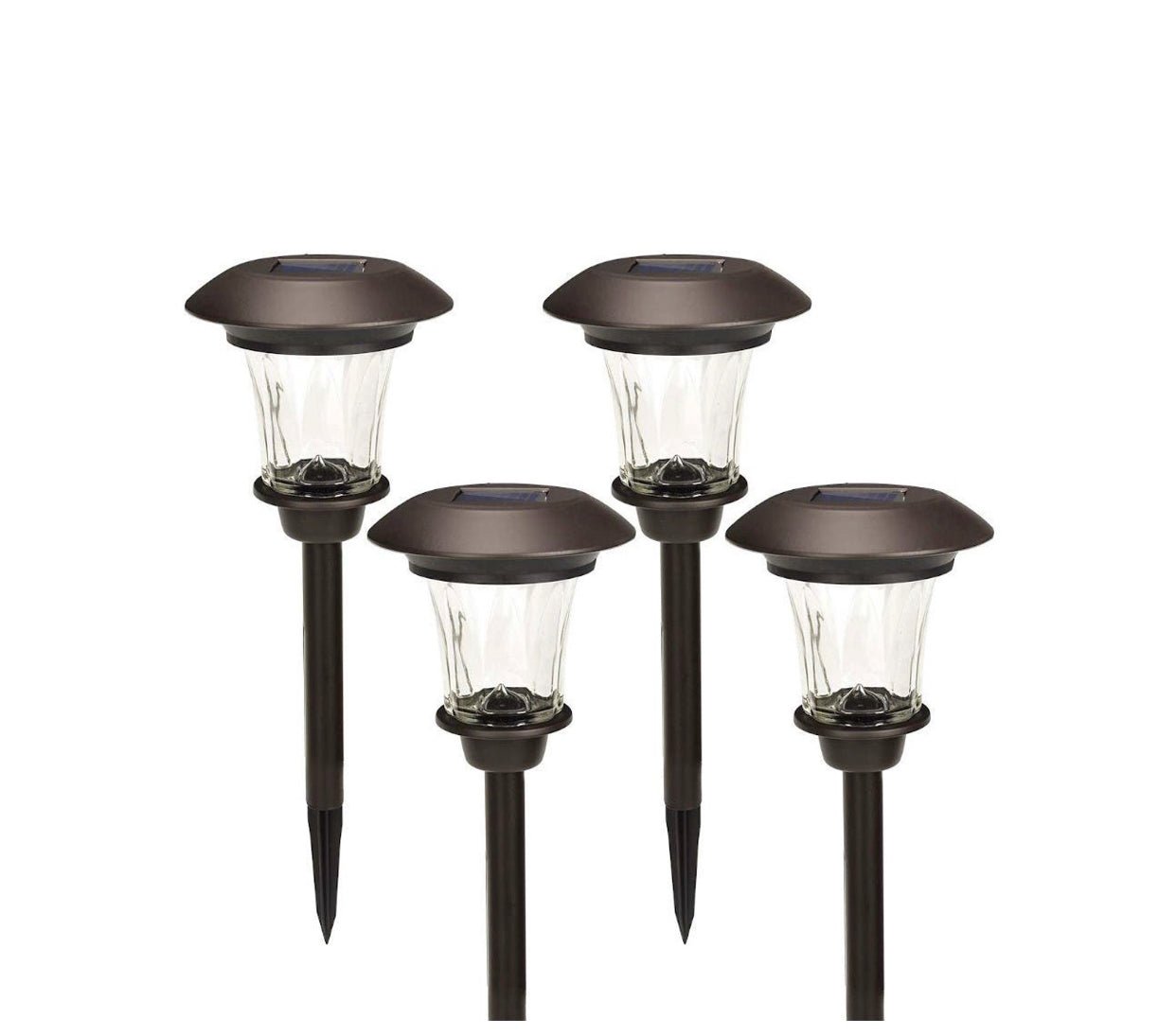 SmartYard Up To 10-Lumen Solar Pathway Lights,8 Pack - Outdoor Solar Outlet
