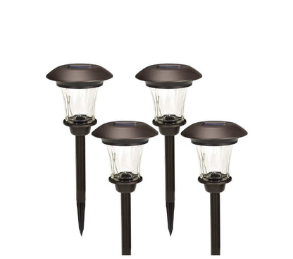 SmartYard Up To 10-Lumen Solar Pathway Lights,8 Pack - Outdoor Solar Outlet
