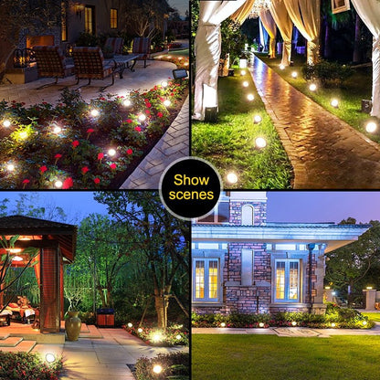 Solar In-Ground String Pathway Lights 10-in-1 - Outdoor Solar Outlet