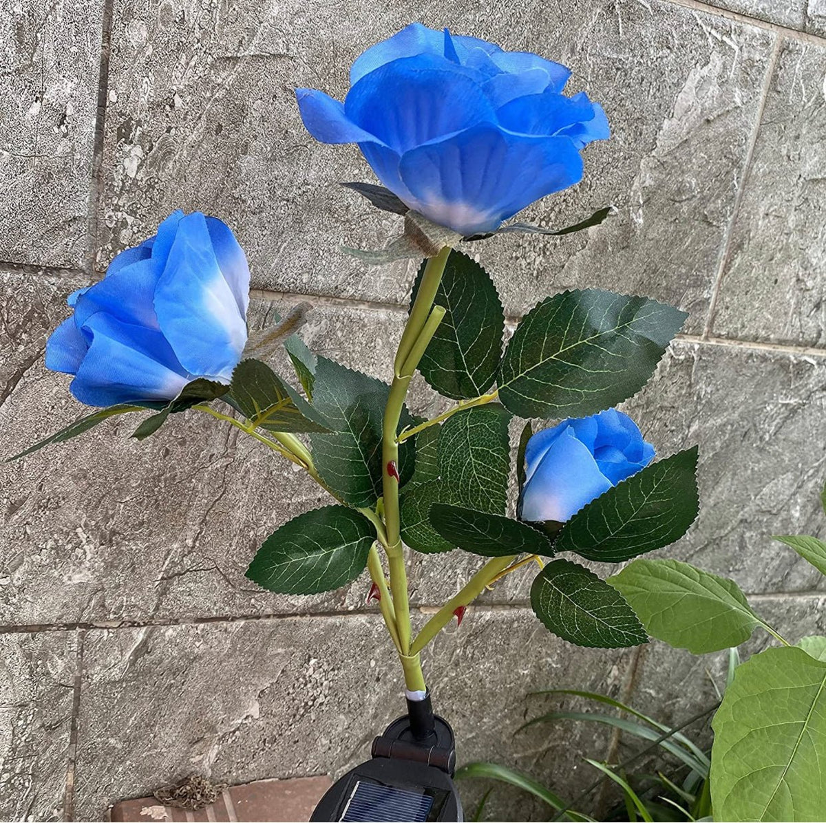 Solar LED Rose Flower Light (2 Pack) - Outdoor Solar Outlet