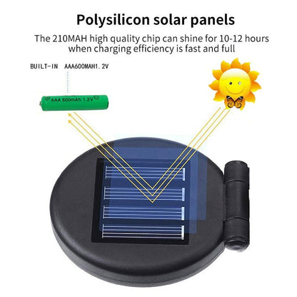 Solar LED Rose Flower Light (2 Pack) - Outdoor Solar Outlet