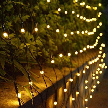 Solar Net Mesh Lights 360 LED with Remote, 11.8Ft x 4.9Ft Fence String Light - Outdoor Solar Outlet