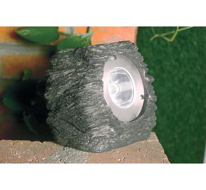 Threshold Gray Solar Powered 10 Lumen LED Rock Spotlight 4 Pk - Outdoor Solar Outlet