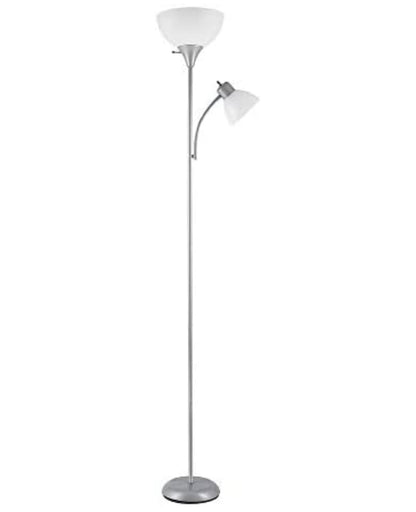 Torchiere Floor Lamp – High Brightness Torchiere Floor Lamp with 2 Reading Lights Lamps with Efficient LED - Outdoor Solar Outlet