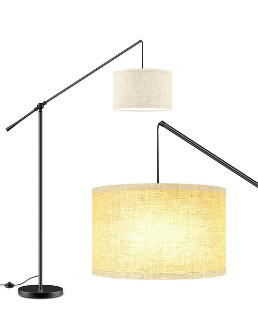 TubUSA- Arc Floor Lamp Hang - Large - with LED Bulb - Outdoor Solar Outlet