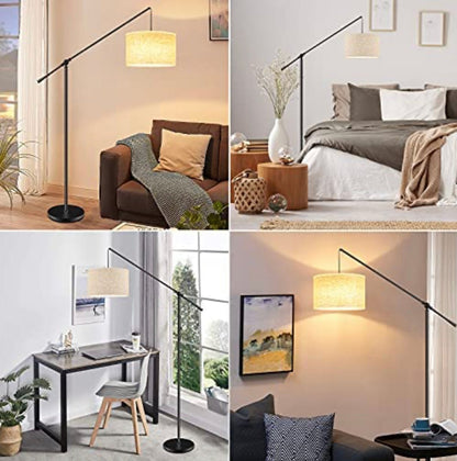 TubUSA- Arc Floor Lamp Hang - Large - with LED Bulb - Outdoor Solar Outlet