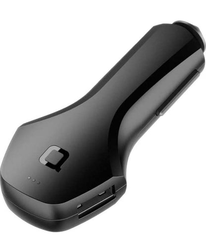 ZUS Smart Car Charger with App to Save Car's Location, 2 Ports Car Charger with Led for iPhone XS/Max/XR/X/8/7/6/Plus - Outdoor Solar Outlet